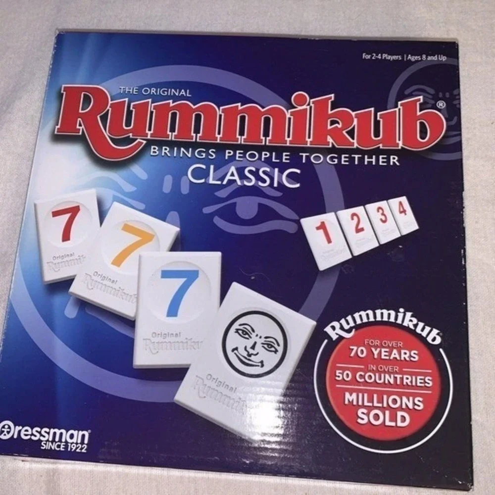 Pressman Rummikub Classic Edition Dive Into a World of Striategic Fun Tile Game